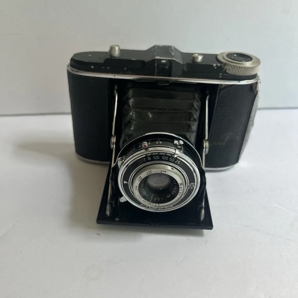 Vintage Agfa Isolette Germany Folding Camera Anastigmat  85mm F/1:6.3 Lens Parts